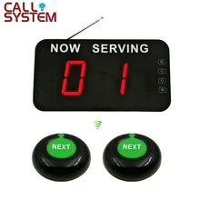 Number Calling System Take A Number System Wireless Queue Management System (2 button +1 display) ticket dispenser electronic queue management calling system with paper roll