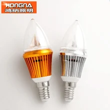 3 Вт светодиодный лампочка E14 разъем CREE светодиодный светильник AC110V/220В E14 лампа