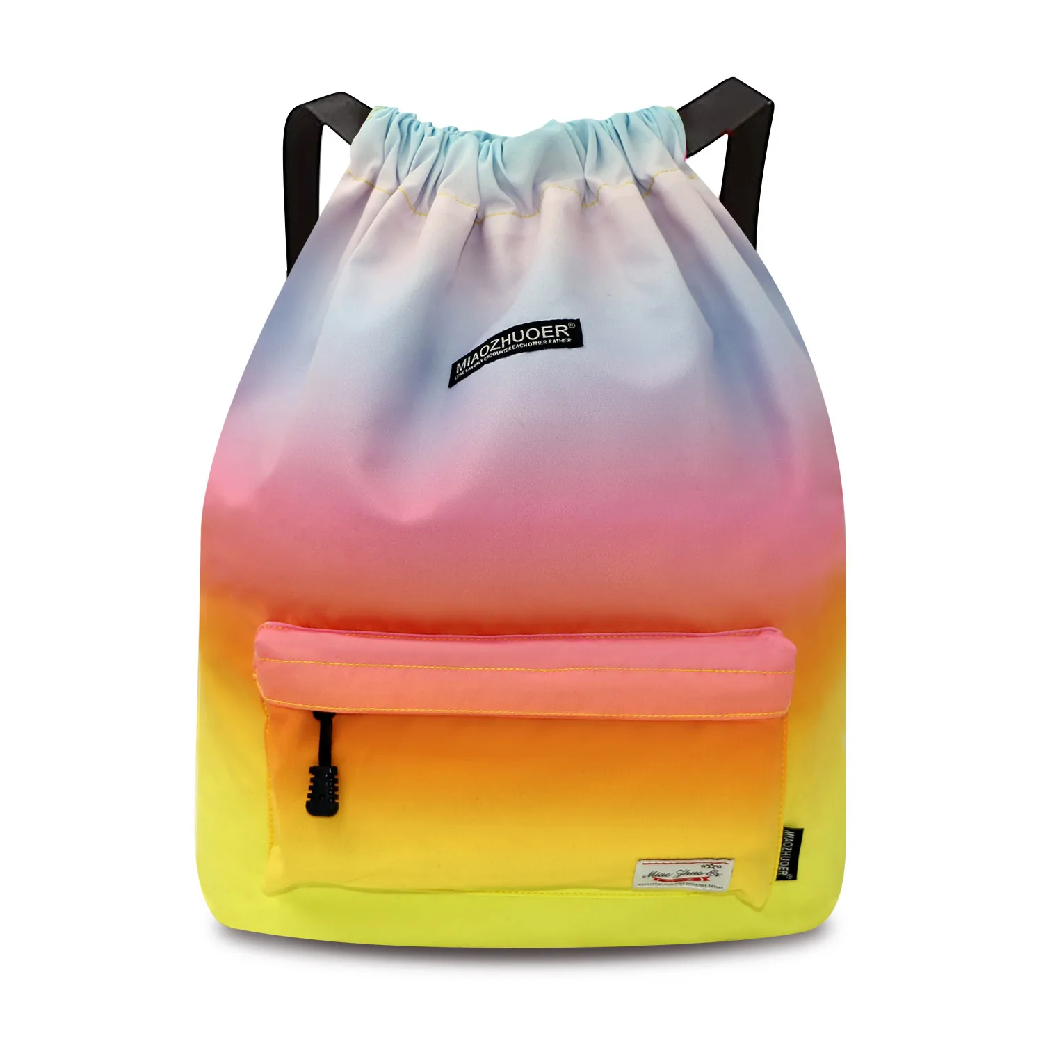 Спортивные сумки для женщин водонепроницаемый спортивный рюкзак со шнуровкой градиентные сумки для путешествий фитнес Йога Кемпинг плавательный поезд