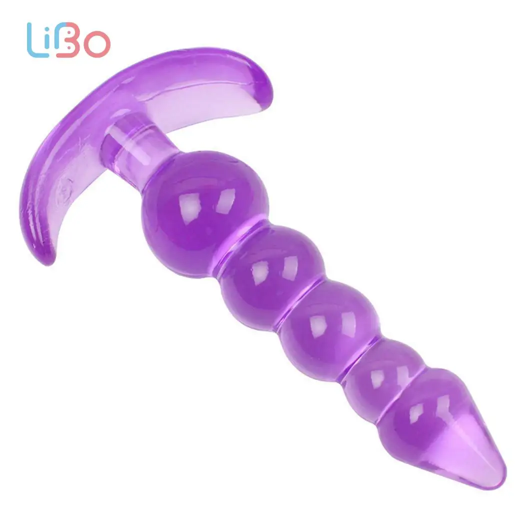 Ли Бо фаллоимитатор анальный плагин с анальные бусинки силиконовые Секс-игрушки взрослый продукт
