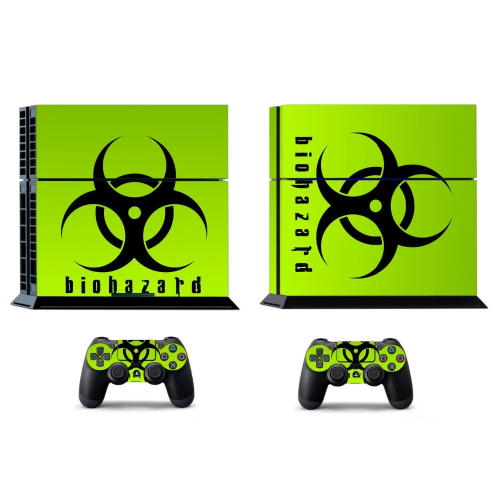 

Biohazard 253 PS4 Skin PS4 Sticker Vinly Skin Sticker for Sony PS4 PlayStation 4 and 2 controller skins PS4 Stickers