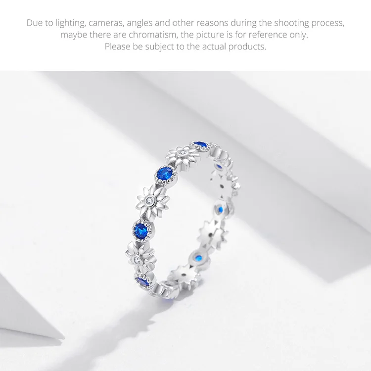 Bamoer серьги кольцо и ожерелье австрийский кристалл кубики ювелирные изделия наборы роскошные женские ювелирные изделия Bijoux цветок маргаритки дизайн ZHS143