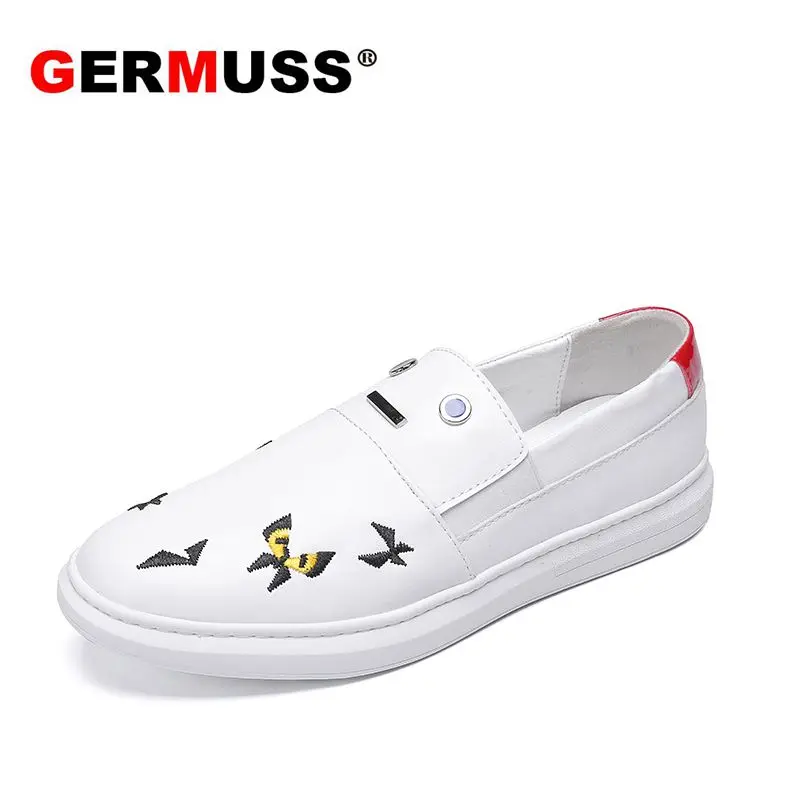 

Driving casual men shoes leather genuine Breathable men high quality shoes fashion men's sneakers Butterfly soft loafers