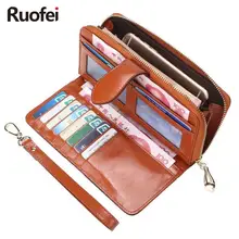 New Hot Sale Wallet Brand Coin Purse Split Leather Women Wallet Purlet Wallet Female Card Holder Long Lady Clutch hot sale women split leather wallet zipper phone pocket cowhide hasp coin purse famous brand female card holder lady clutch
