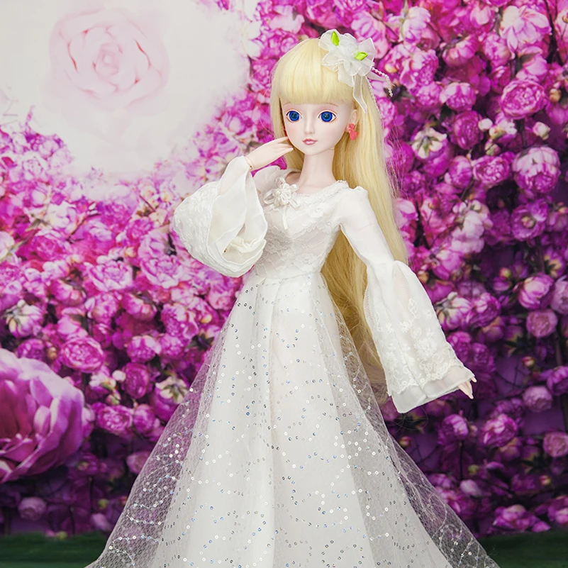 

60cm 1/3 Princess Bjd Doll Body BJD SD Dolls Toy High Quality Fantasy Dress Makeup Resin Fairyland Reborn Girls Toys for Girls