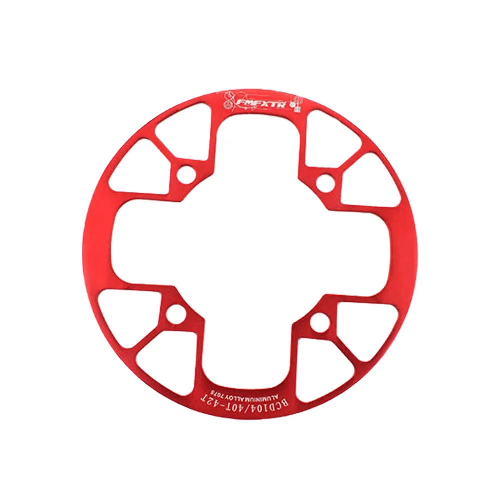 

Durable Disk Cover Crankset Tooth Guard Cog Easy Install Plate Bike Accessories Protective Bicycle Sprocket Aluminum Alloy Round