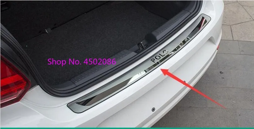 Порог защиты накладка на заднюю крышку багажника отделка задней двери хэтчбек версия для POLO 2011