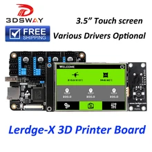 Free Shipping 3DSWAY 3D Printer Board Lerdge-X Motherboard ARM 32 bit Controller with 3.5 TFT for Education DIY 3D Printer lerdge x 3d printer controller board for reprap 3d printer motherboard with arm 32bit mainboard control with 3 5touch screen