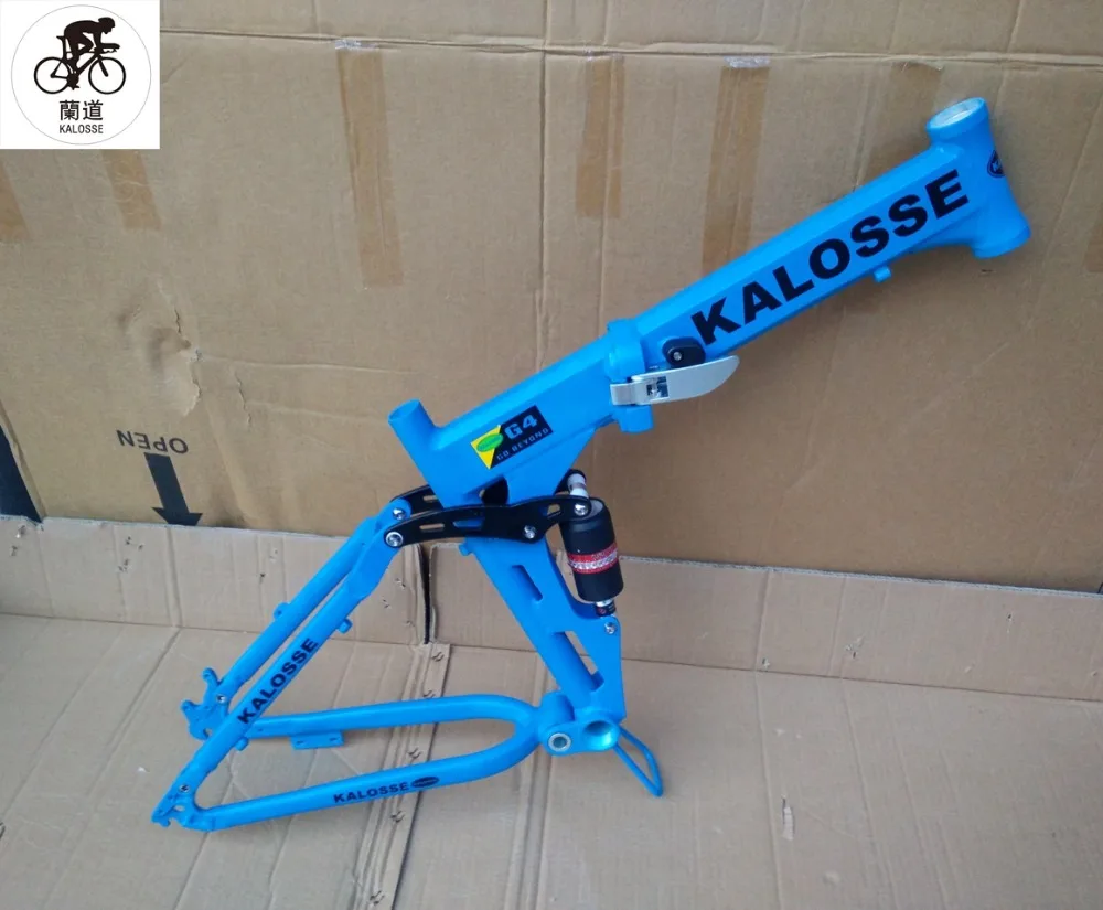 Top Kalosse Soft-tail  frame   Bicycle  parts   Mountain bike frame  DIY  colors   26*17 inch   aluminum alloy 11