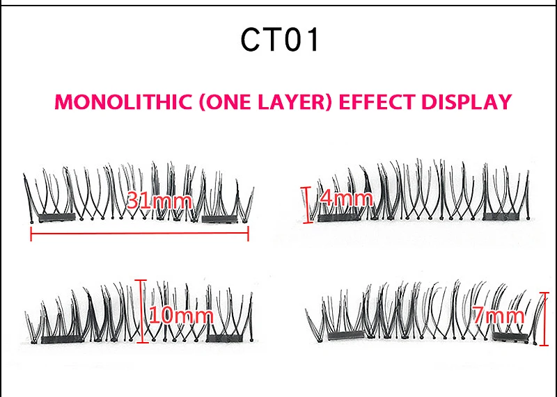 Три магнита накладные ресницы 3d Магнитные ресницы быстрая паста бесшовные ресницы простые и многоразовые натуральные Magne