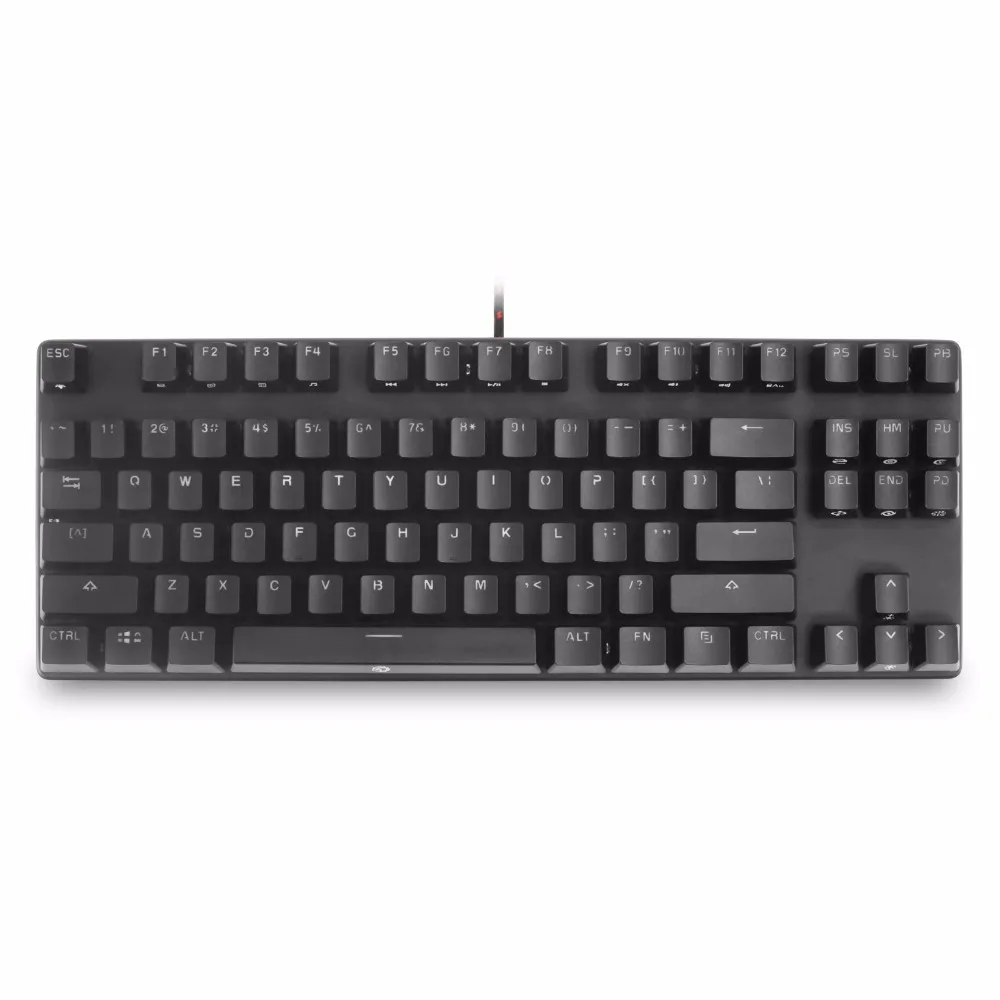 Drevo Tyrfing Mechanical Keyboard 87 Keys Gaming Keyboard LED Backlight USB cable Wired Floating keys Blue