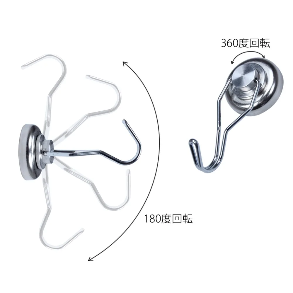 Hanging Tool For Kitchen And Fridge-Powerful Stainless Steel Magnetic Hook Lifting3