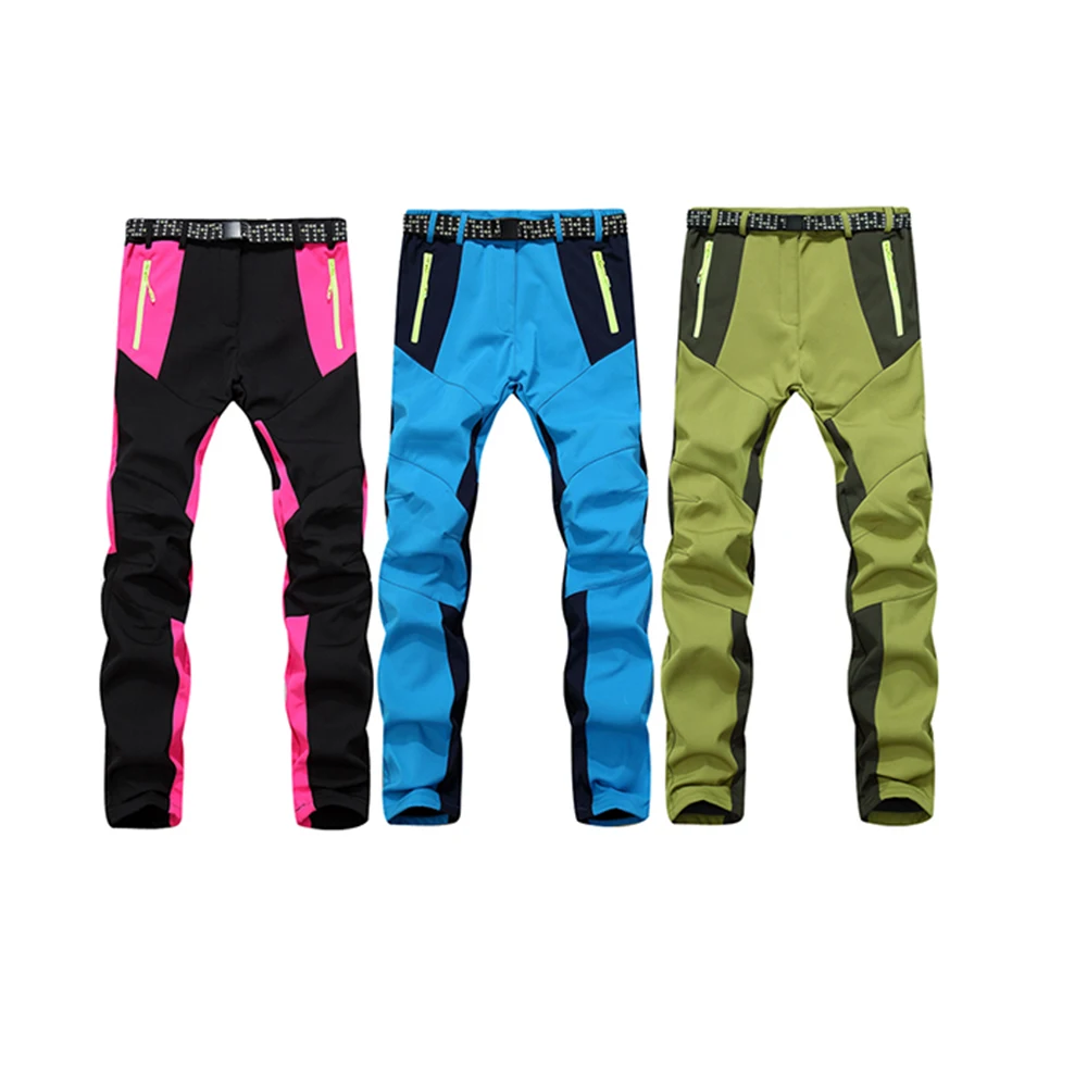 Impermeable mujeres Pantalones de senderismo acampar al aire libre trekking Soft Conchas Pantalones de ciclismo viento Correr escalada elástica Pantalones Impermeable mujeres Pantalones de senderismo acampar al aire libre trekking Soft Conchas Pantalones de ciclismo viento Correr escalada elástica Pantalones