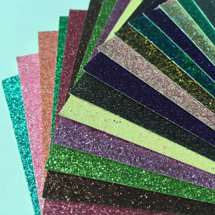 300gsm 12*12 540 Piece Glitter Paper For Handmade Crafts Glitter Cardstock  Paper