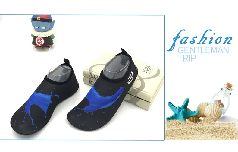 1 (14)CGILO CUBE Light Aqua Shoes Men Women Color lines Wade Convenient Beach Sports Running Shoes