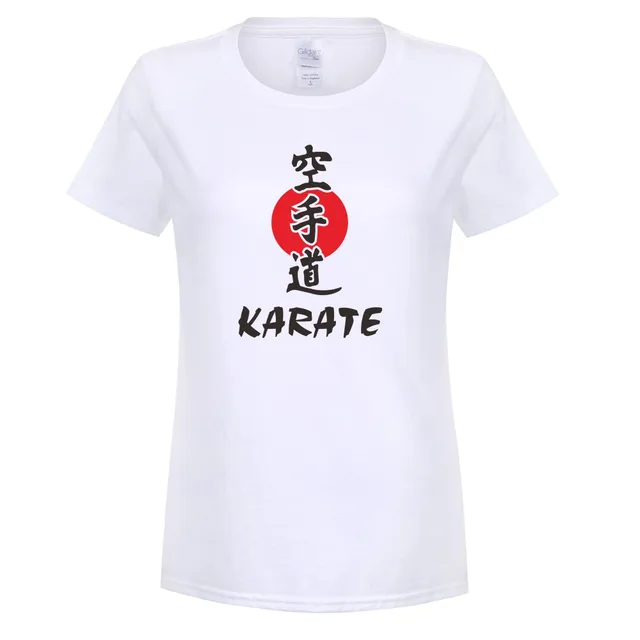 Summer Fashion Karate Women T Shirt Funny New Printed Short Sleeve