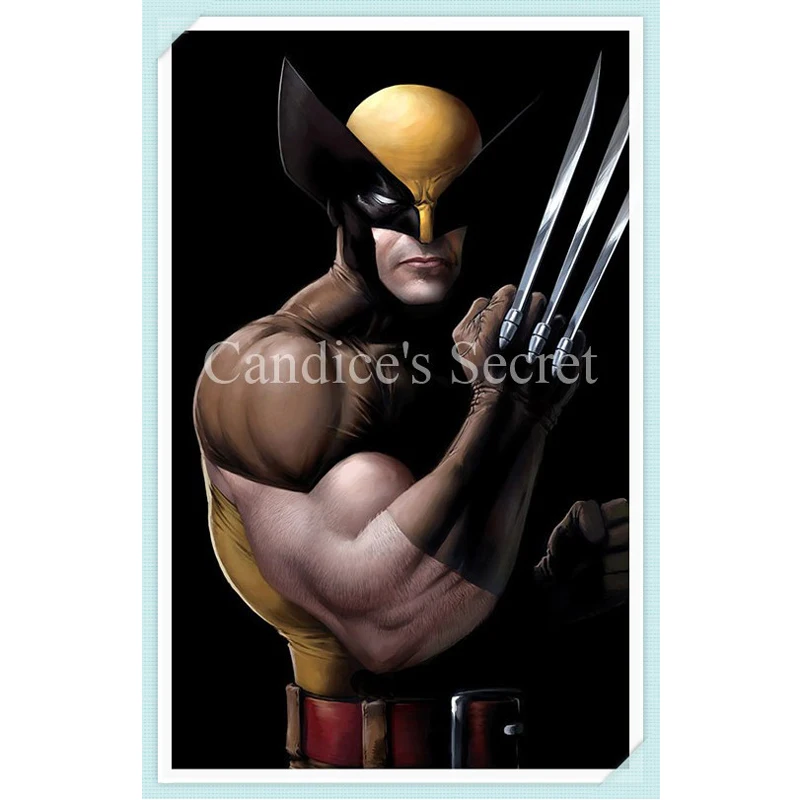 

3D WOLVERINE DIY Diamond Painting Square Full Diamond Embroidery Home Decoration Needlework Mosaic Cross Stitch