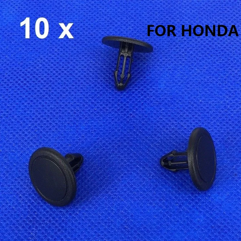 10x For Honda Civic Windscreen Cowl Panel Plastic Trim Fastener Clips