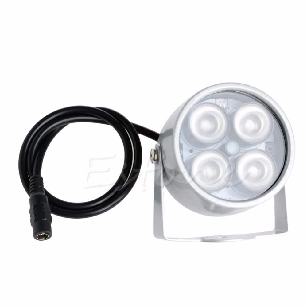 Hot 4 LED Infrared Night IR Vision Light illuminator Lamp For IP CCTV CCD Camera New