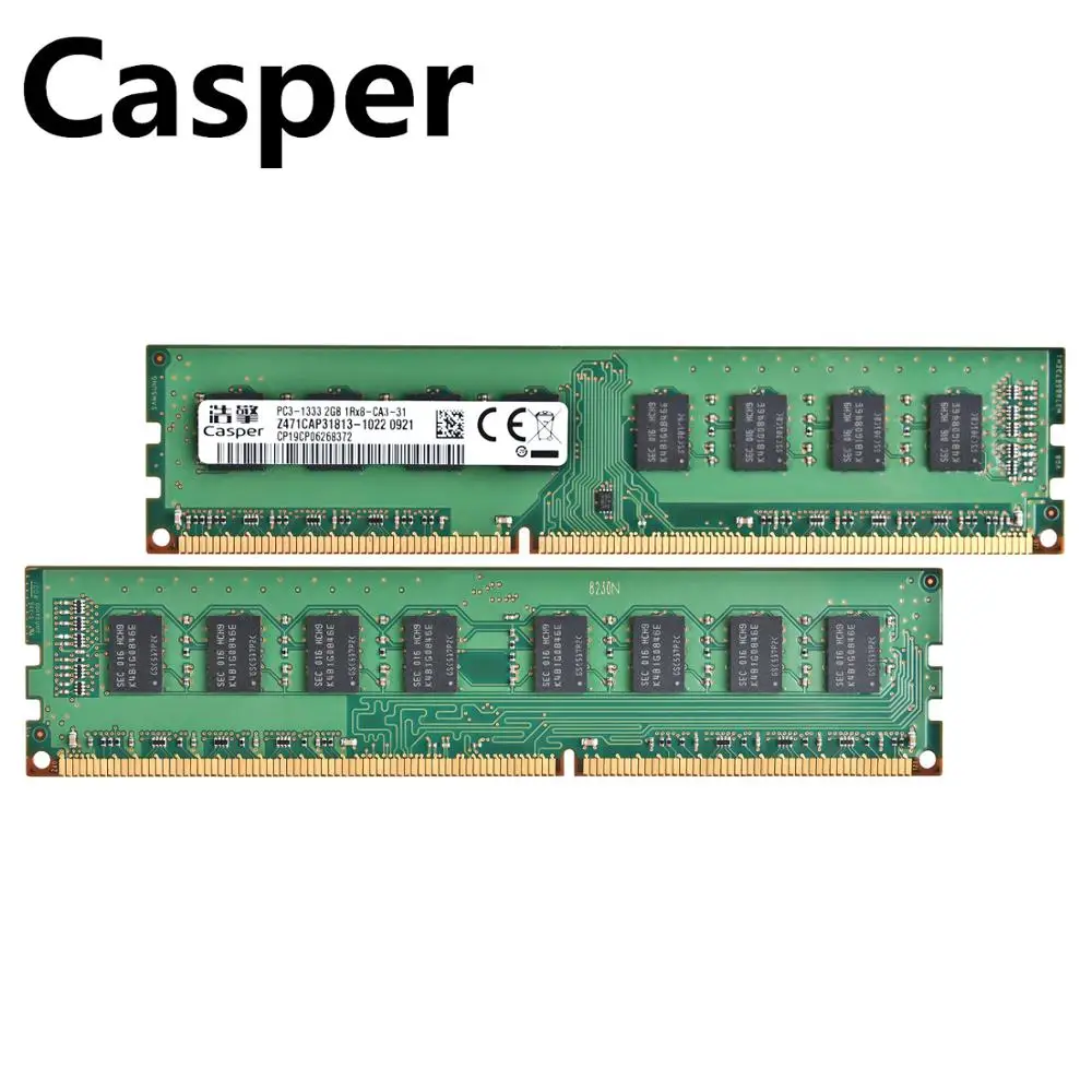Casper оперативная память DDR3 2 Гб 1600 МГц 1333 настольная Высокая совместимость палка