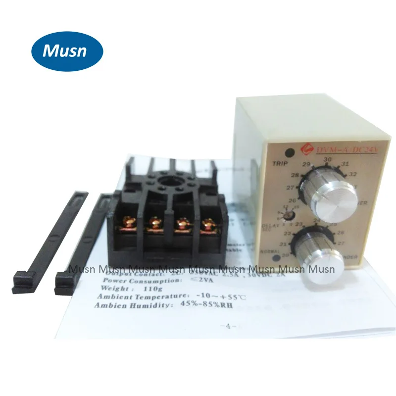 DVMA24VDC24VAdjustableOverUnderVoltageProtectionMonitoring