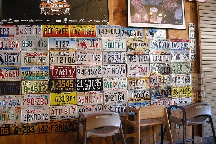 SP CP 046 &quotabout USA america Route 66 road&quot Винтажные номерные знаки настенные художественные