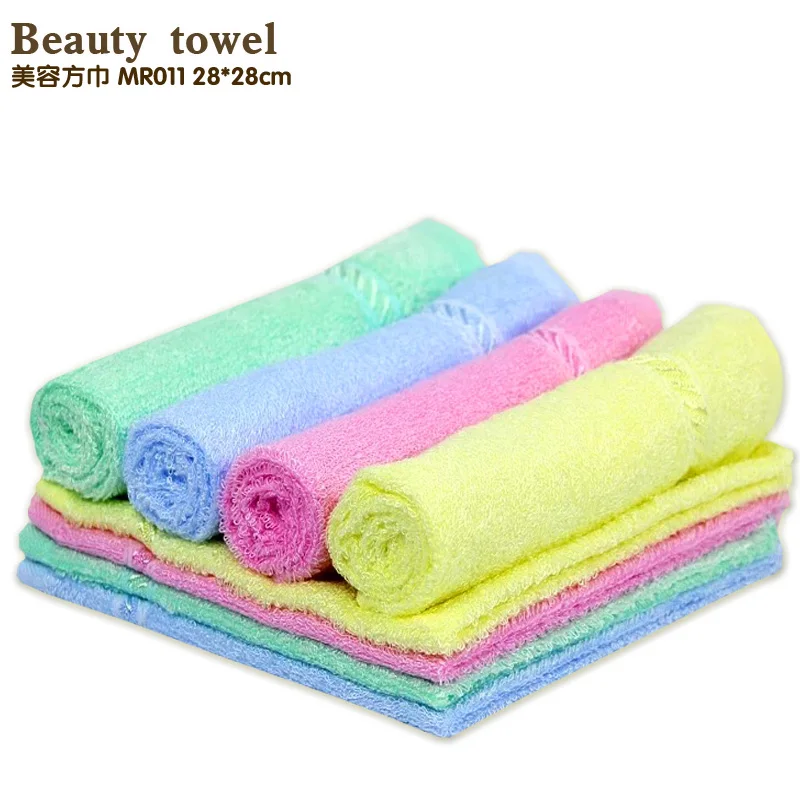 High Quality 35%cotton 65%viscose fiber Face Towel Plain Soft Towels for Adultl Beauty Small Hand Sets Free Shippin | Дом и сад