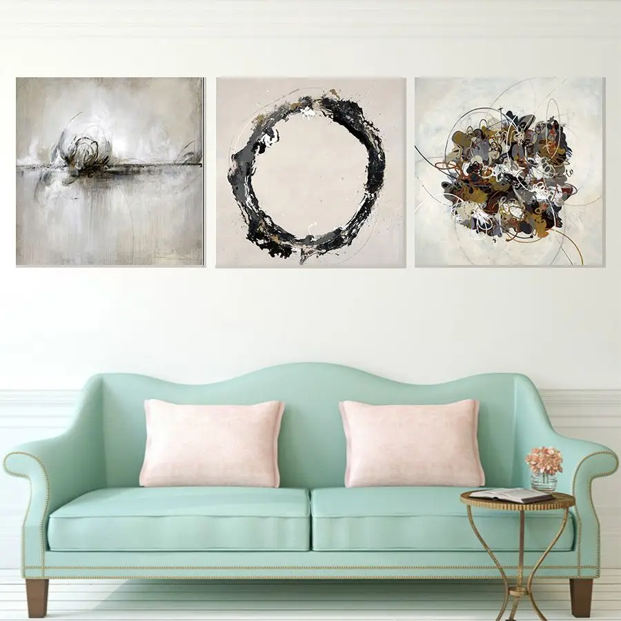 Ink Small Lake And freehand HD Print Canvas Paintings Wall Artwork Prints Picture Home Decor for Living Room | Дом и сад
