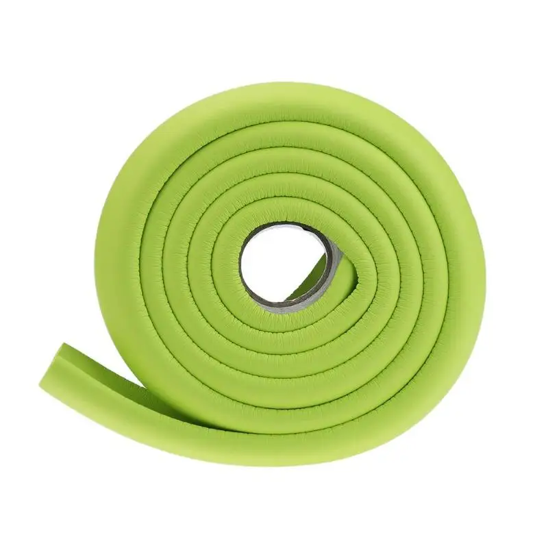 Детсой безопасности стол защитный уголок для мебели резиновые детские подушки защиты защитная полоска умягчитель бампер - Цвет: Green