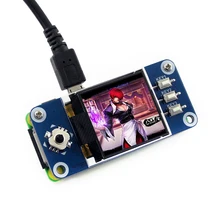 Waveshare 1.44 pouces écran LCD chapeau pour framboise Pi 2B/3B/3B +/zéro/zéro W 128x128 pixels SPI Interface LED rétro-éclairage 3.3V(China)