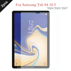 2 шт. SM T830 T835 T837 9 H закаленное Стекло для samsung Galaxy Tab S4 10,5 Tablet Экран защитник взрыв доказательство твердый переплет фильм