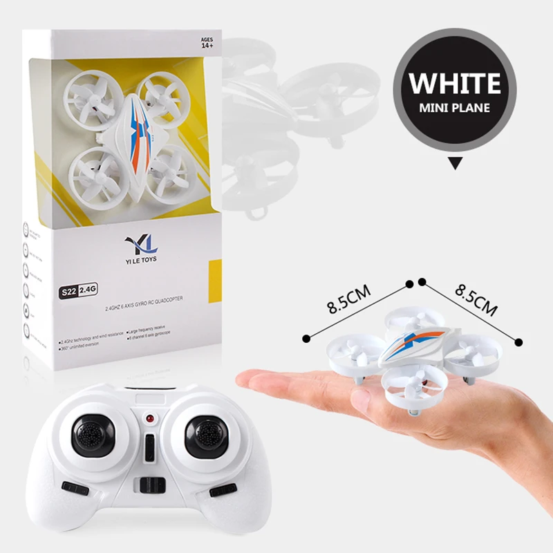 Mini Drone Headless Mode Quadcopter 6-Axis Gyro Quadrocopter 2.4GHz Drones Remote Control RC Helicopter VS H36 E010 Dron