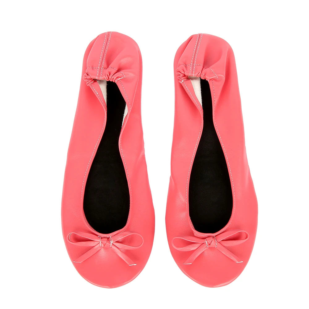 rose pink flat shoes