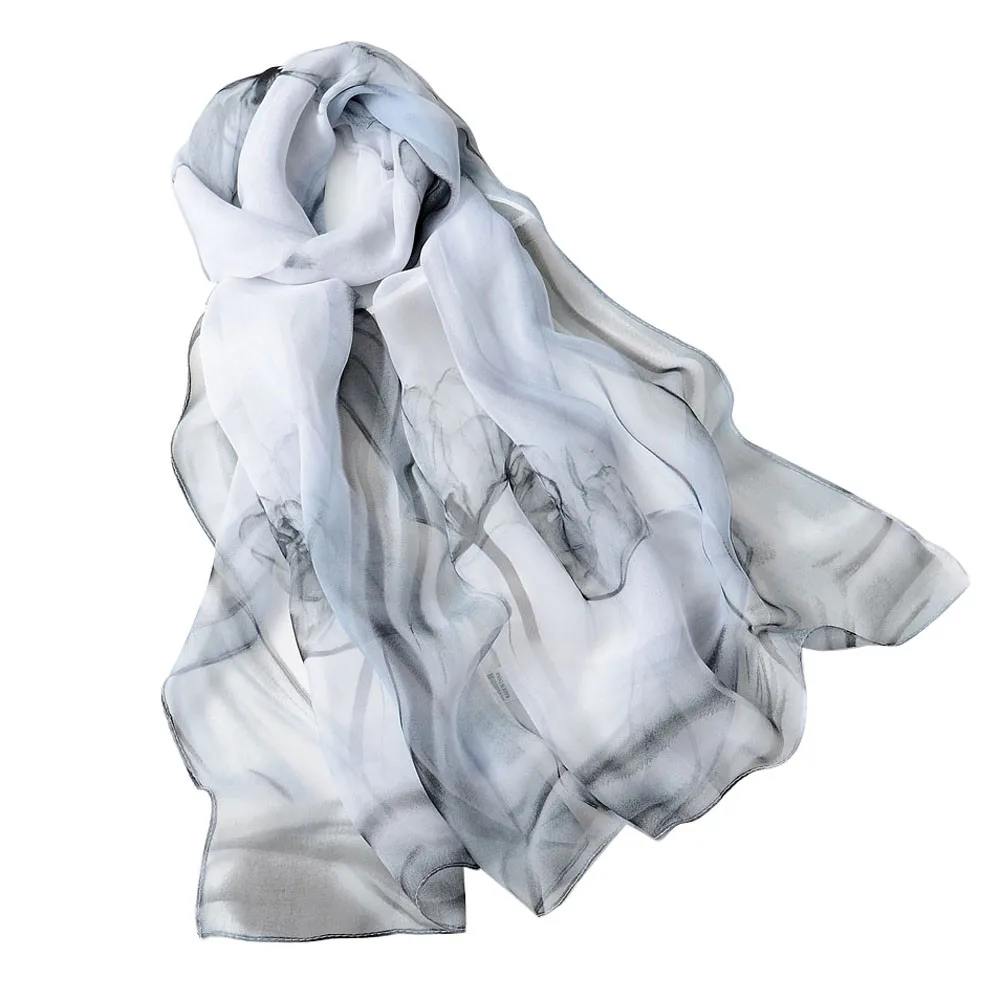 Богемский женский шарф, шаль, Модный дизайн, шифоновый шелковый шарф, Женский Длинный мягкий шарф, хиджаб, Bufanda, Прямая поставка# H20