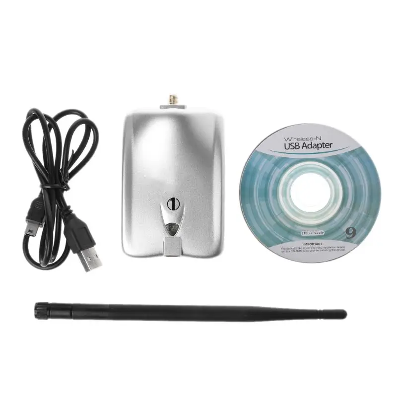 

2019 New 1Set 150Mbps for ALFA AWUS036NH Ralink 3070L Wireless WiFi Network Card USB Adapter with 5Dbi Anenna