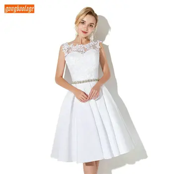 white short prom dresses 2019