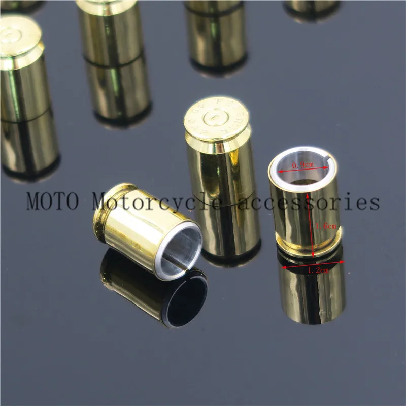 

45 Pcs/Set 3/8" Manual copper Speer Cap Motorcycle CNC Inner 9mm Motor Screw Bolt Cover Cap For Harley