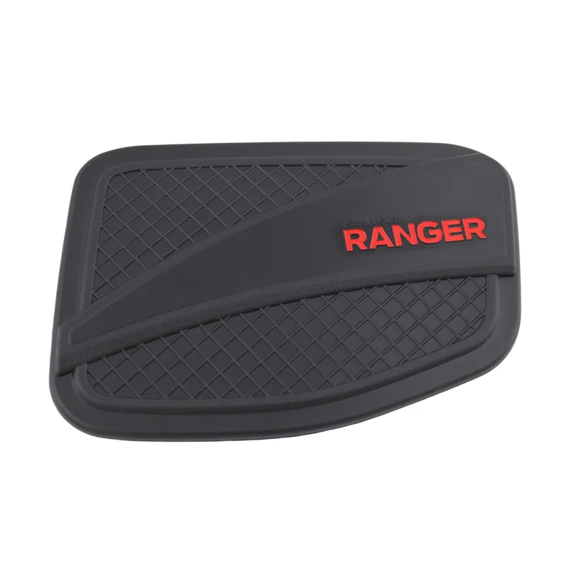 Fuel Tank Cover For Ford Ranger T6 T7 T8 2012-Exterior Matte Black ABS Plastic Gas Cover 4X4 Auto Accessory
