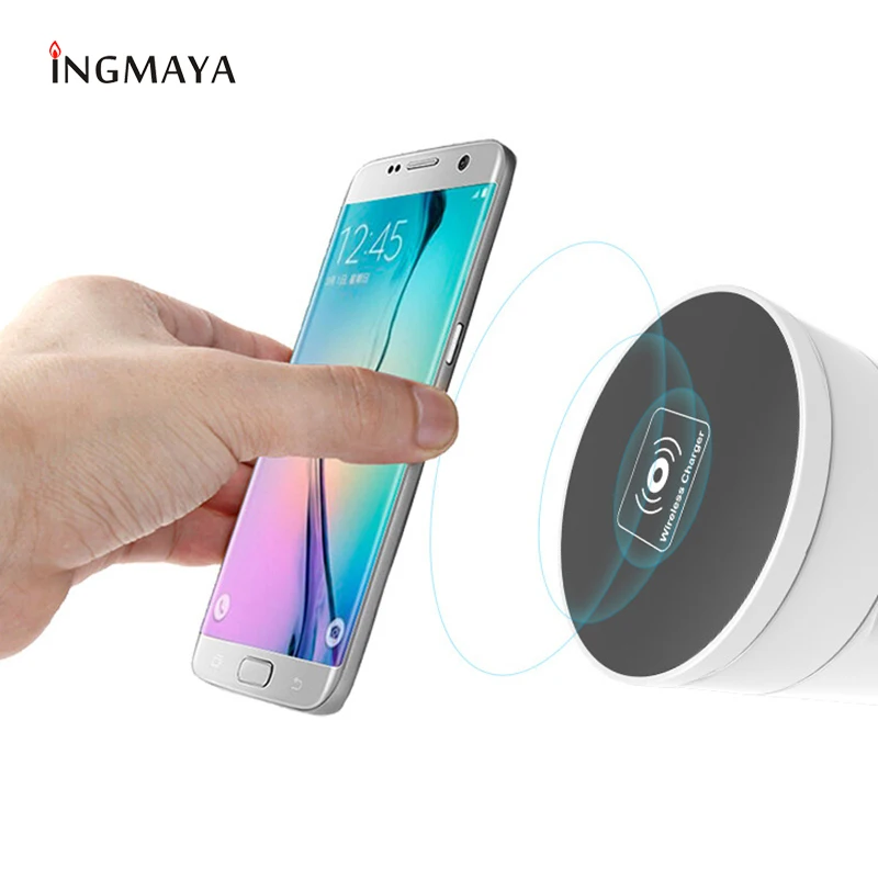 

INGMAYA Qi Wireless Charger 10 Port USB 40W Charging Station For iPhone 8 X XR Samsung S8 S9 Edge Huawei Nexus Mi LG AC Adapter