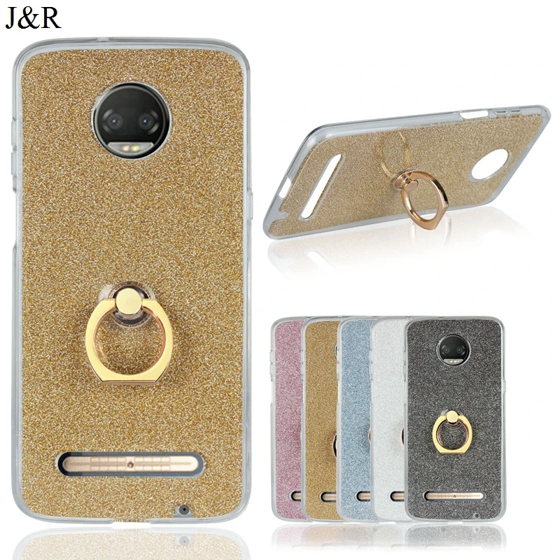 Glitter Phone Case for Motorola Moto Z3 Play Silicone Soft Cover Z3