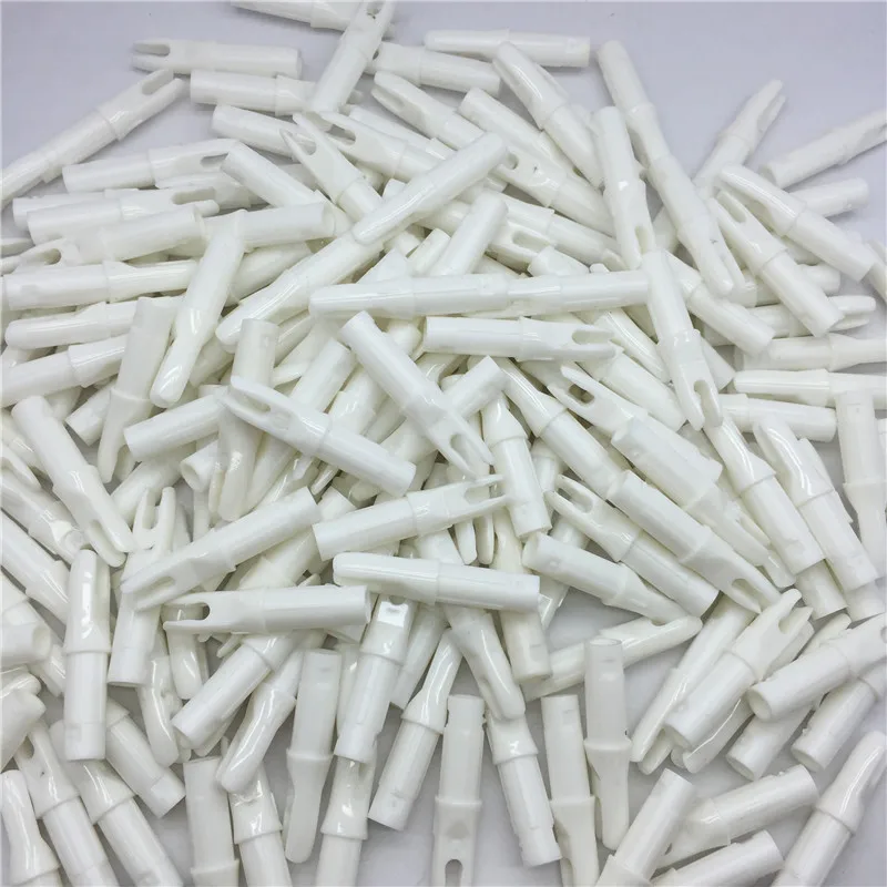 

100 Computers Many Archery Outdoor Hunting Compound Bow Fittings Arrow Tail 6.2 mm Arrow Tail Sleeve White A-216