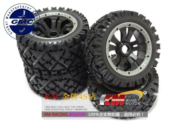 Buggy All Terrain Wheels Fits King Motor Baja, HPI 5B, SS, 2.0, Rovan Buggy and other bajas b b king ladies and gentlemen mr b b king 2 lp