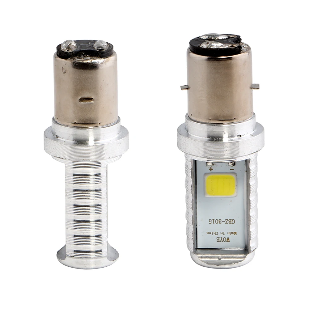 YM E Bright 2 шт. мотоцикл BA20D COB 12 Вт светодиодные лампы Ближний/Дальний свет фары 9 80 в