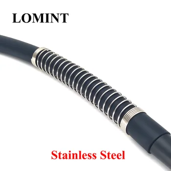 

Hookah Silicone Hose Spring For Shisha Narguile Water Pipe Sheesha Chicha Accessories Silver Stainless Steel For 17mm 18mm Hose