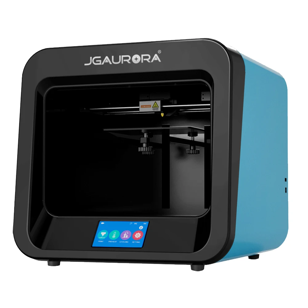

JGAURORA 3d printer A4 latest function WIFI big color touch screen resume printing filament detection removable platform