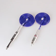 Профессиональный синий цвет бровей татуировки машина slicone Клип шнур для макияжа питания клипкорд