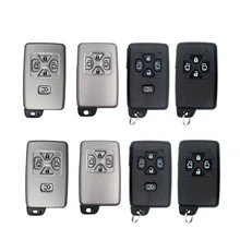 4/5 Замена кнопки Smart Remote ключ чехла для Toyota Previa Alphard Автозапуск брелока крышка