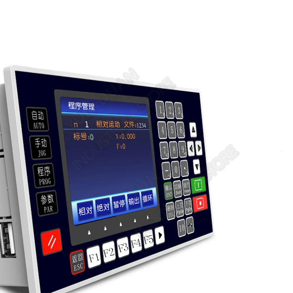 Controlador de Movimento Independente para Servo Eixos 200 Khz Usb Rs485 Offline Motorista Motor Passo Gravura Roteador 3.5 Tft 4 Cnc