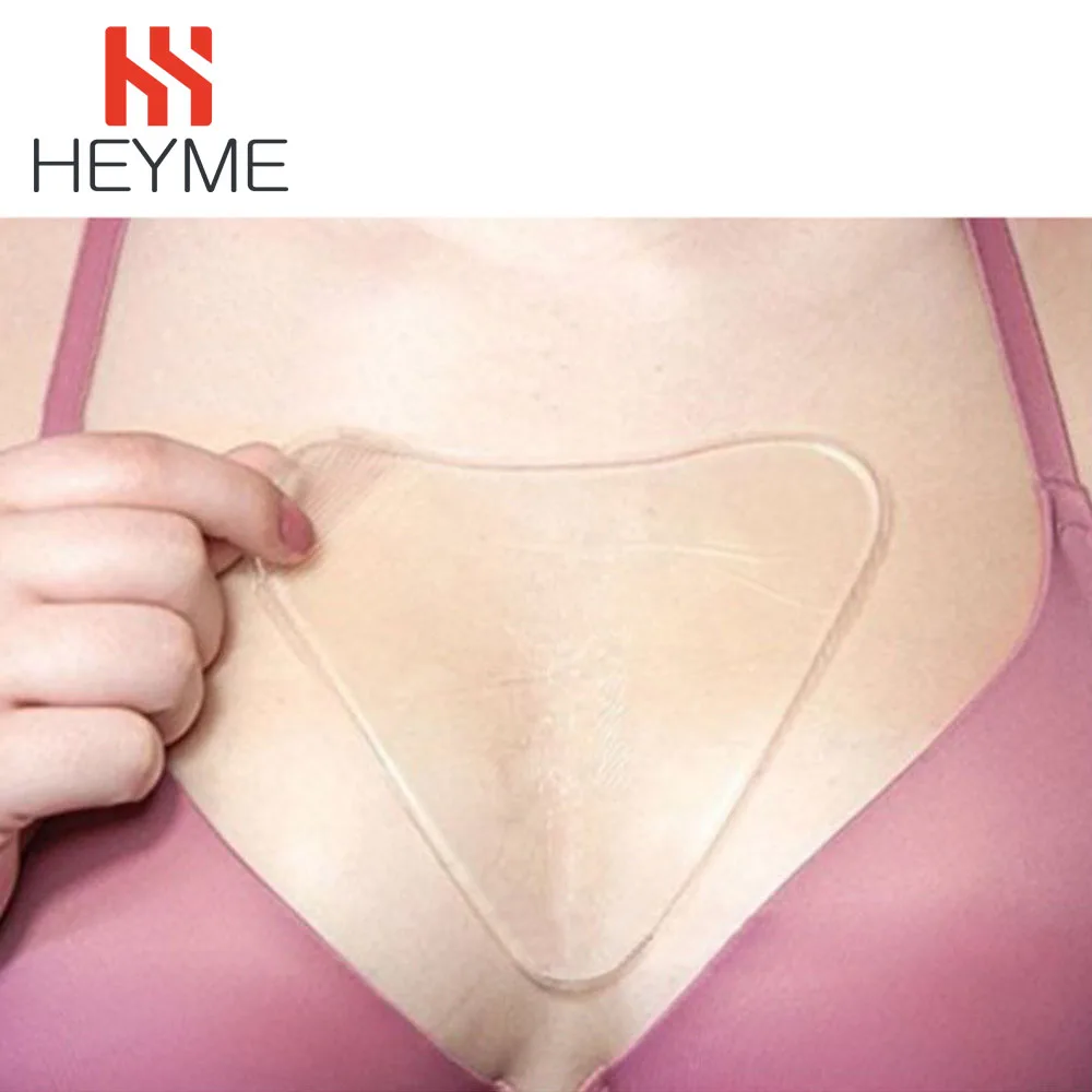 

HEYME Silicone Anti Wrinkle Chest Pad 100% Medical Grade Reusable Invisible Self Adhesive Chest Pad Eliminate Wrinkle Skin Care
