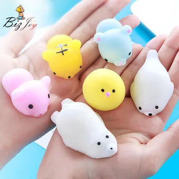 

1PCS Squishy Antistress Slow Rising Kawaii Mini Animal Mochi Healing Hand Press Squeeze Toy Adult Kids Gift Stress Reliever